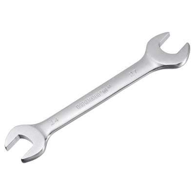 uxcell Uxcell Metric Double Open End Wrench 24mm x 27mm