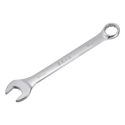 Harfington Uxcell Metric 20mm 12-Point Box Open End Combination Wrench Chrome Finish, Cr-V