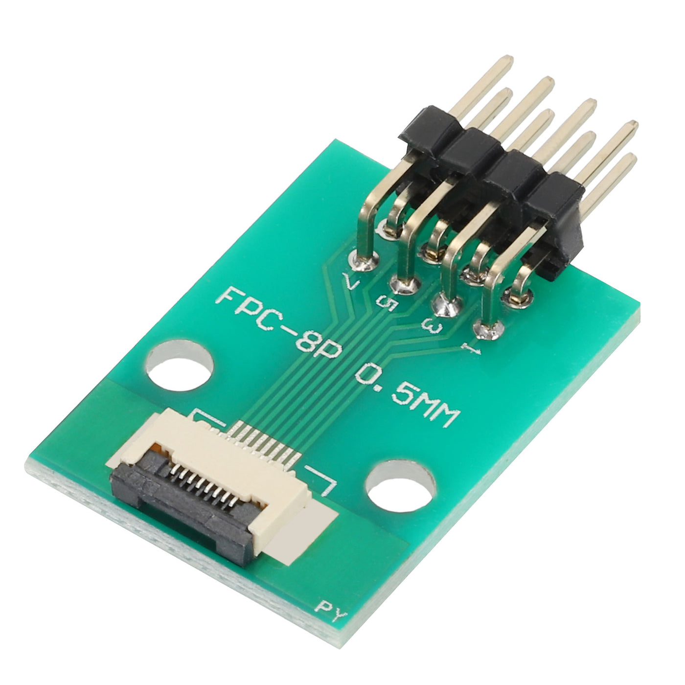 Harfington FFC FPC Connector Board 8 Pin 0.5mm 2.54mm auf 1.0mm 2.54mm PCB Konverterplatine für LCD-TVs/Digitalkameras/Laptops