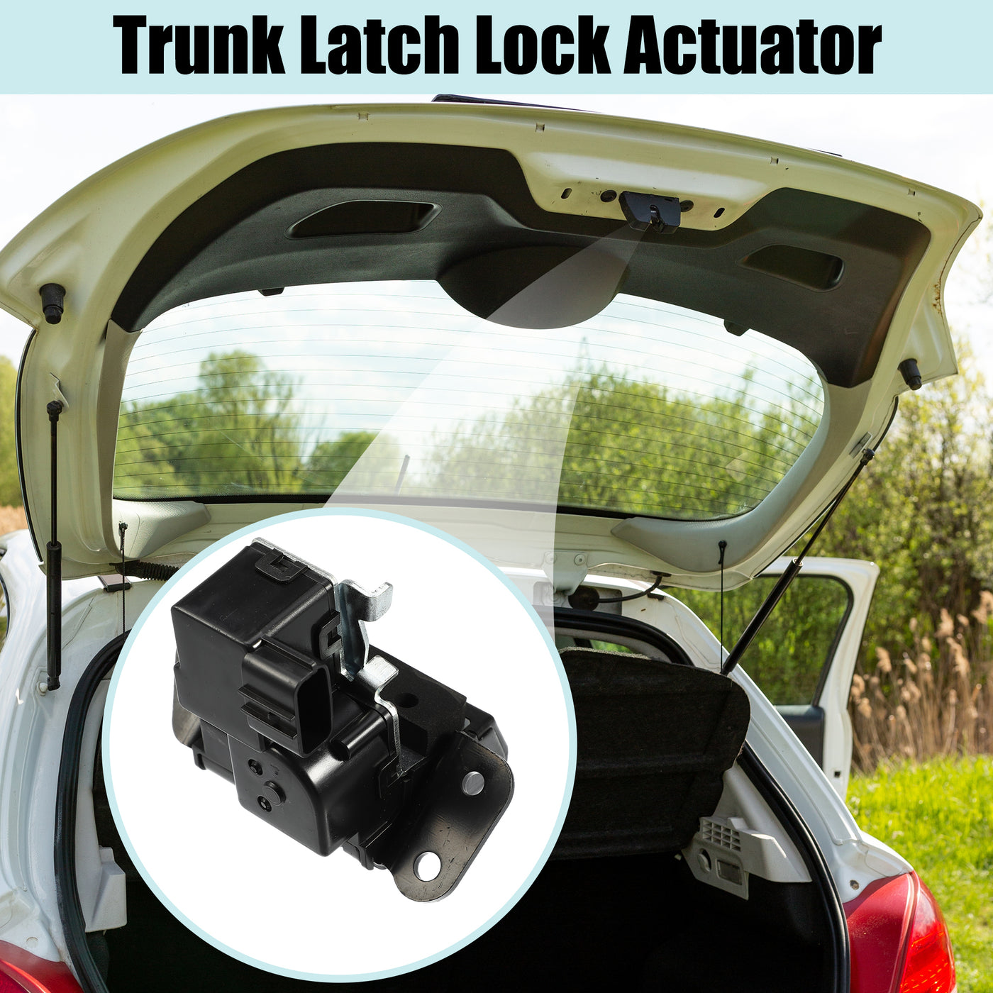 ACROPIX Rear Tailgate Boot Lock Latch Catch Actuator Replacement Fit for Hyundai Tucson 2013-2017 No.812302S000 - Pack of 1