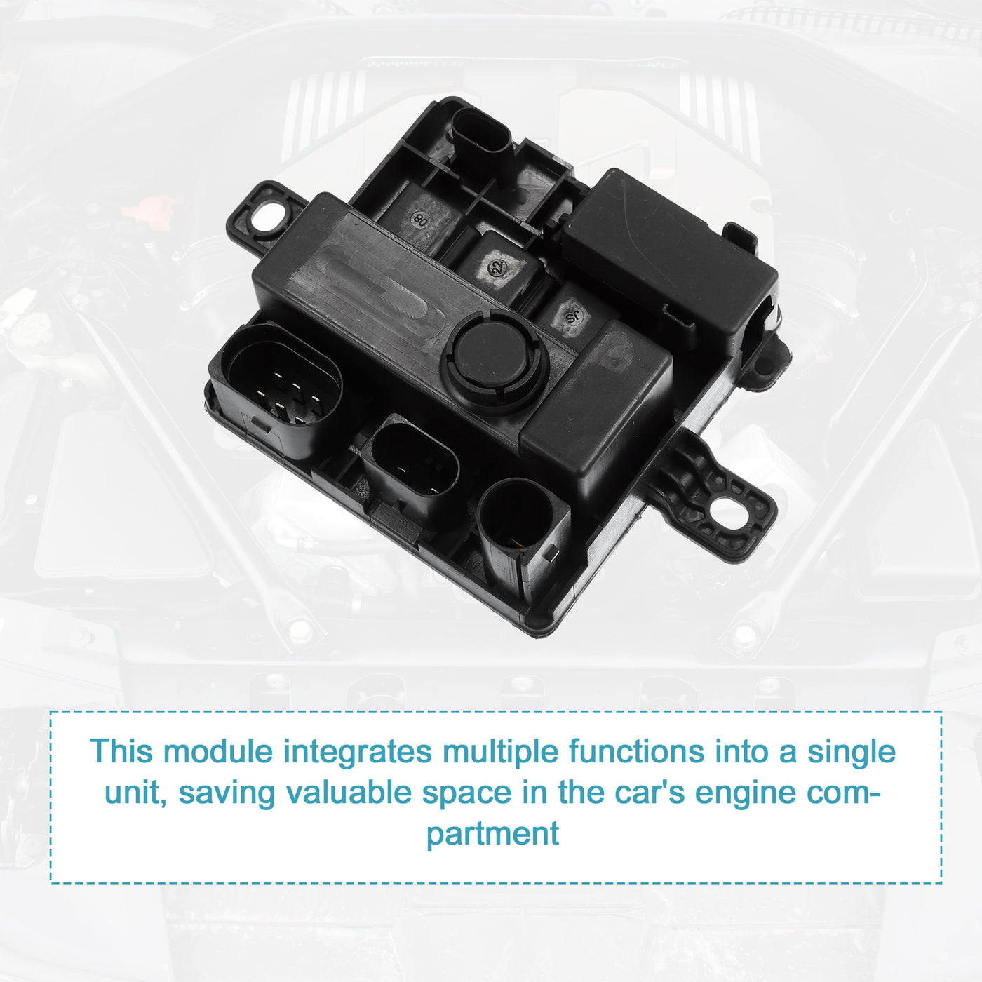 uxcell Uxcell Integrated Power Supply Module Replacement for BMW 228i 2012-2016 Black No.12637591534