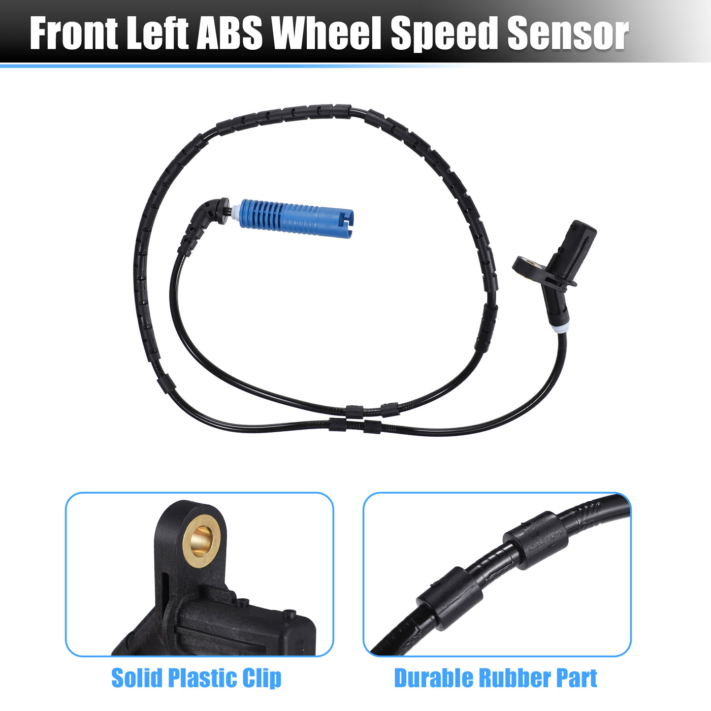 uxcell Uxcell Rear Left Right Side ABS Wheel Speed Sensor No.34526752702 for BMW 325Ci Base 2.5L L6 - Gas 2001-2006