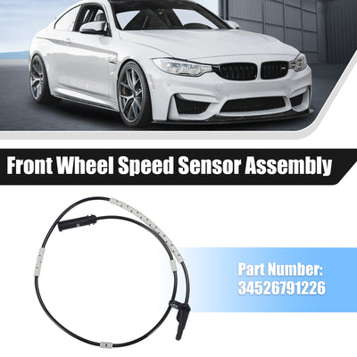 Harfington Uxcell Rear Left Right Side ABS Wheel Speed Sensor No.34526791226 for BMW 340i Base 3.0L L6 - Gas 2016-2018