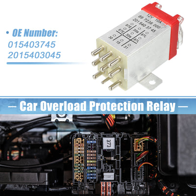 Harfington No.2015403745/2015403045/2015403245/2015403845 Car Overload Protection Relay for Mercedes-Benz C180 C200 W202 E200D E250 2.5T Diesel E300 W124