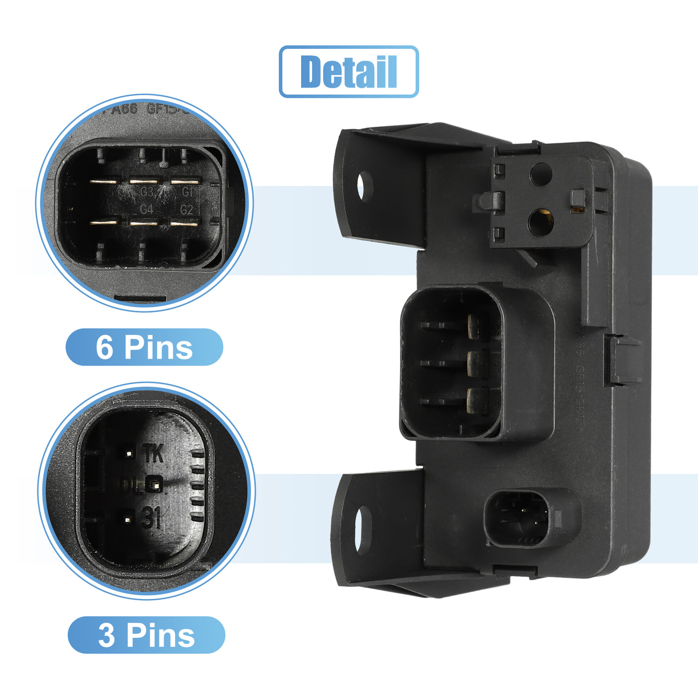 X AUTOHAUX No.A0005453616/0285454032 Glow Plug Relay Control Accessory for Mercedes-Benz S320 CDI W220 99-05 for Mercedes-Benz E280 CDI E320 CDI W211 02-08