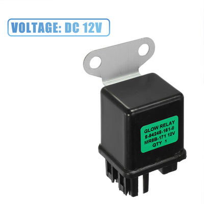 Harfington No.8942481610/8942481610/8944233140 Preheating Glow Plug Relay for Yanmar 12V MR82BL-081 JIDECO 91008V