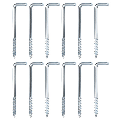 Harfington Uxcell 70mm/2.76" Ceiling Hooks Cup Hook Screw-in Hanger for Indoor and Outdoor 24pcs