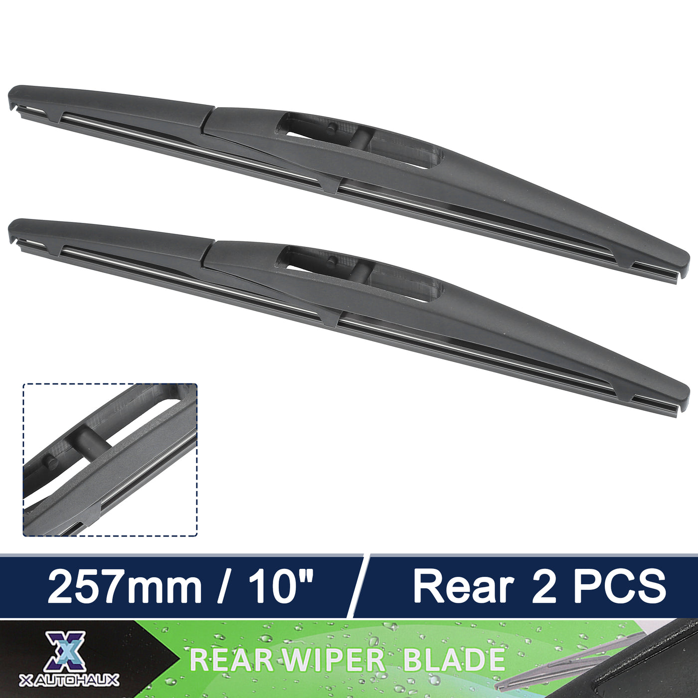 X AUTOHAUX 2pcs Rear Windshield Wiper Blades Replacement for Infiniti QX56 2008-2016 for Suzuki Swift 2005-2016 for Suzuki Sx4 2006-2016