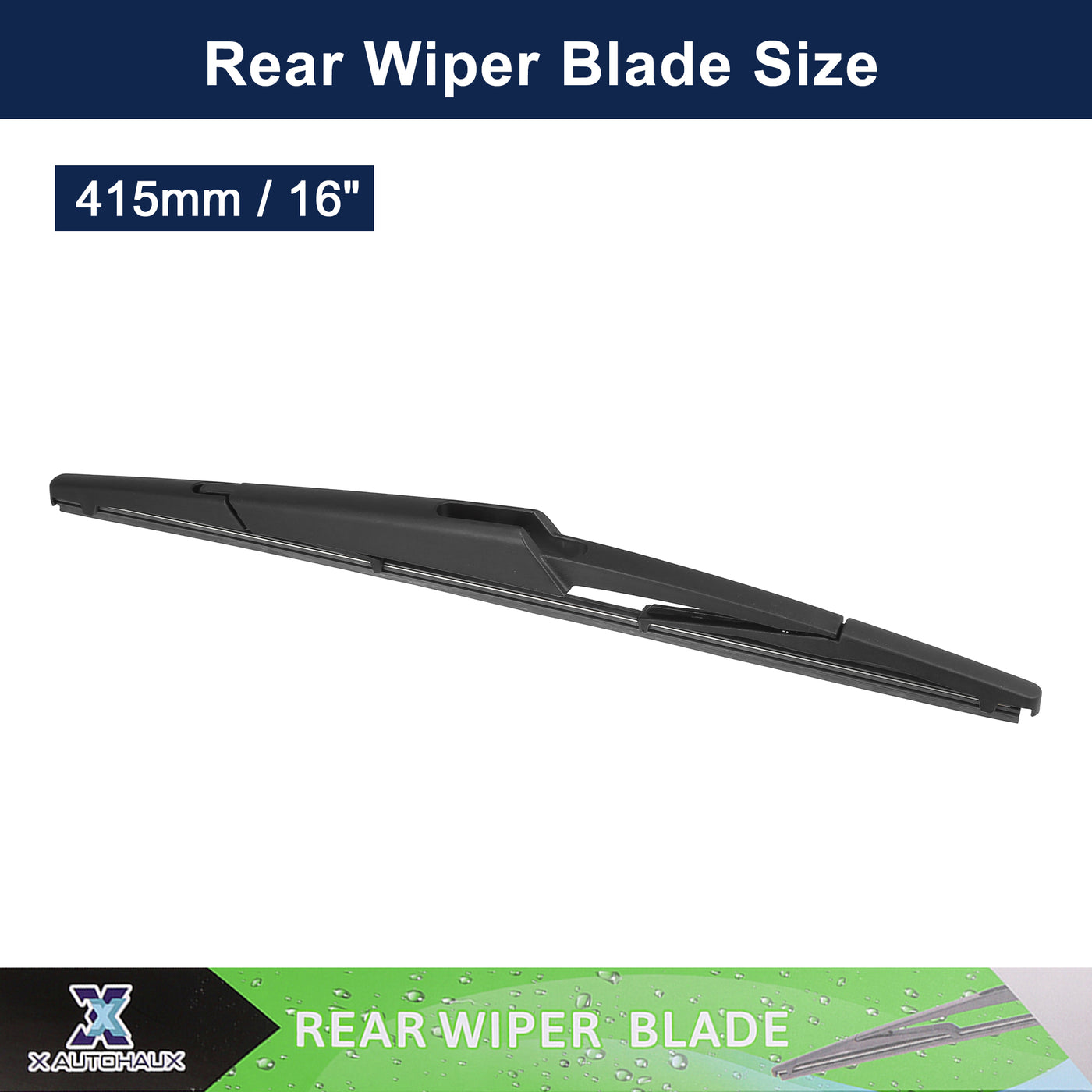 X AUTOHAUX 2pcs Rear Windshield Wiper Blade Replacement for Kia Sedona 2006-2013 for Hyundai Entourage 2007-2010