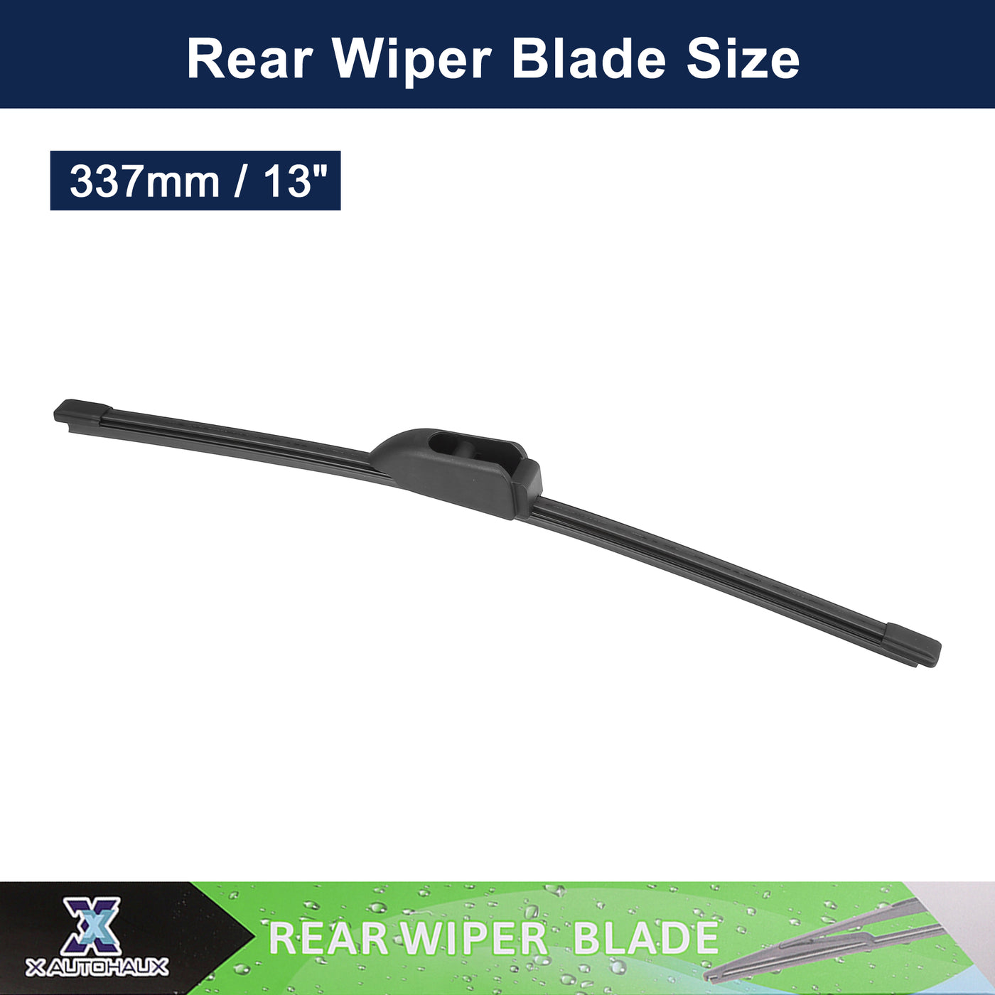 X AUTOHAUX 2pcs Rear Windshield Wiper Blade Replacement for Hyundai Elantra 2012-2017 for Hyundai Elantra GT 2012-2017 for Kia Optima 2015-2018