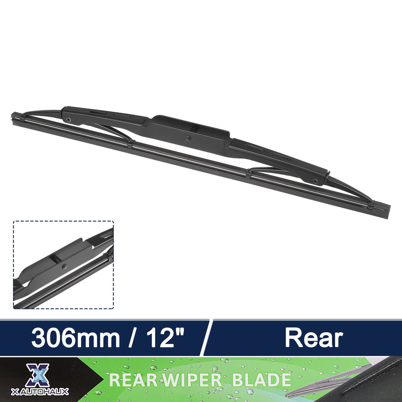 X AUTOHAUX Rear Windshield Wiper Blade Replacement for Hyundai Tucson 2004-2010 for Kia Sportage 2004-2010 for Chevrolet Captiva 2006-2020