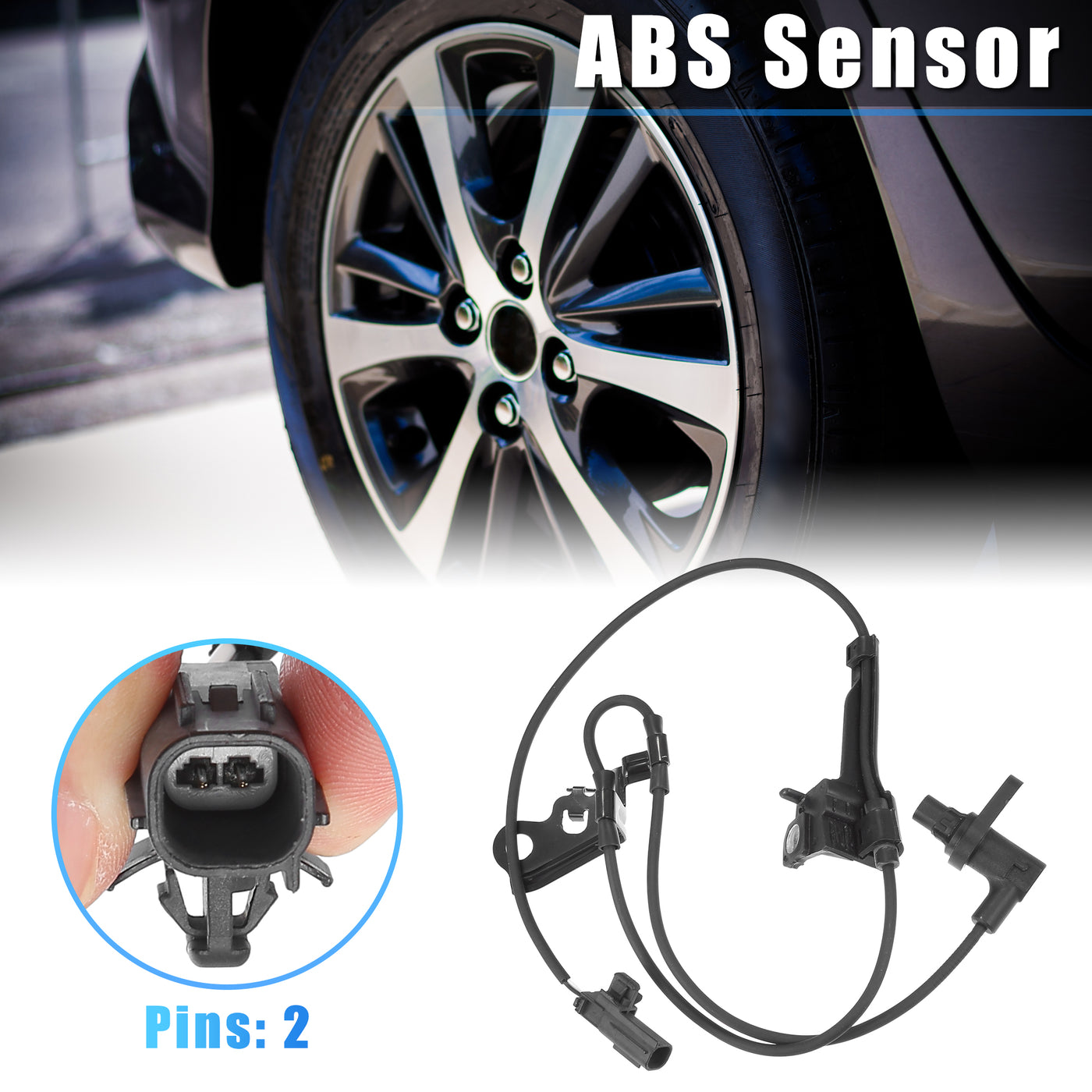 uxcell Uxcell 1 Stück Vorderer linker ABS-Raddrehzahlsensor für Toyota Nr. 8954302130