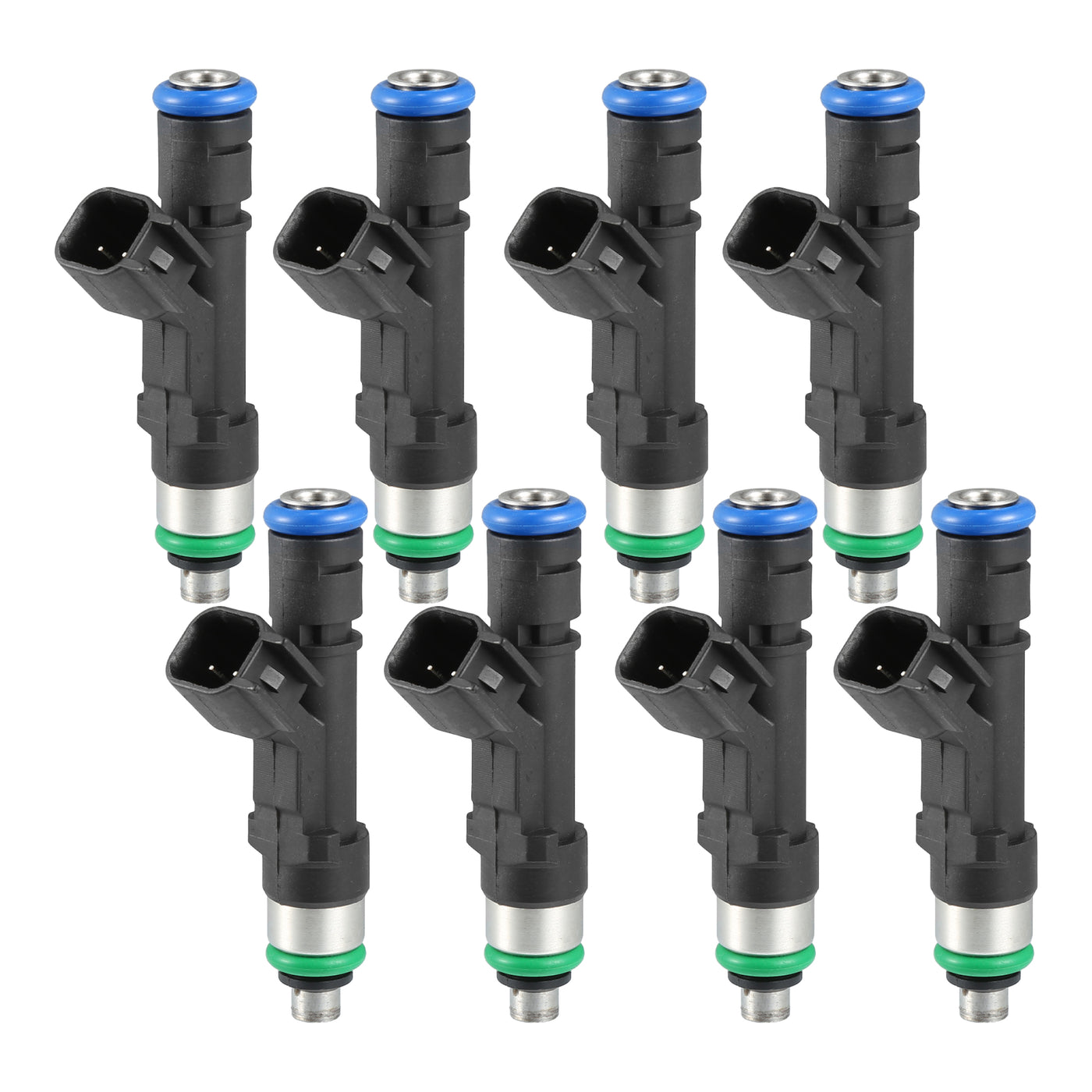 Partuto Fuel Injector - Car Inner Engnie Fuel Injectors - for Ford Expedition 2007-2008 Metal Black - 8 Pcs