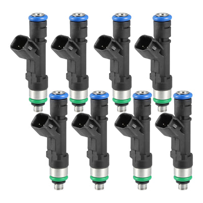 Harfington Fuel Injector - Car Inner Engnie Fuel Injectors - for Ford Expedition 2007-2008 Metal Black - 8 Pcs