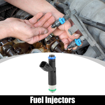 Harfington Fuel Injector - Car Inner Engnie Fuel Injectors - for Ford F-150 2004-2008 Metal Black - 1 Pc