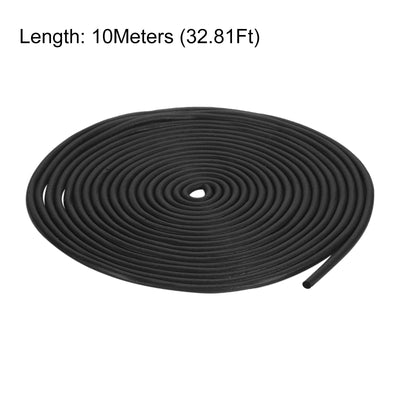 Harfington Uxcell Foam Rubber Weather Seal Strip, 3.5mm Diameter 10 Meters Long for DIY Gasket