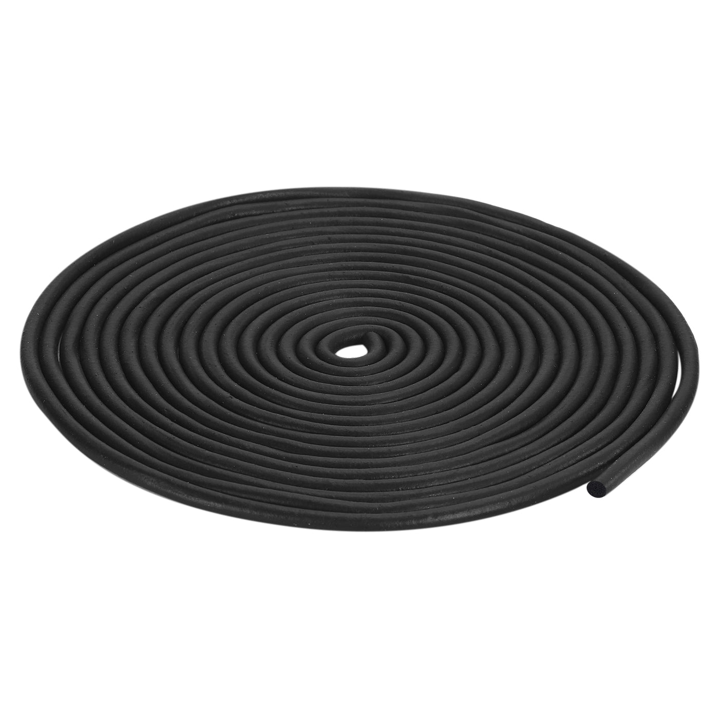 uxcell Uxcell Foam Rubber Weather Seal Strip, 5mm Diameter 9 Meters Long for DIY Gasket