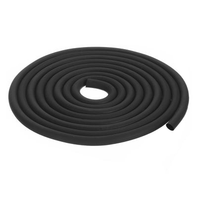 Harfington Uxcell Foam Rubber Weather Seal Strip, 6mm Diameter 7 Meters Long for DIY Gasket