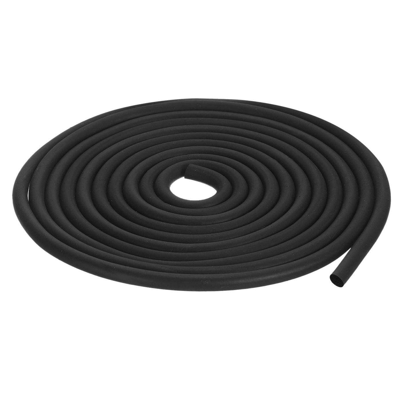 uxcell Uxcell Foam Rubber Weather Seal Strip, 6mm Diameter 9 Meters Long for DIY Gasket