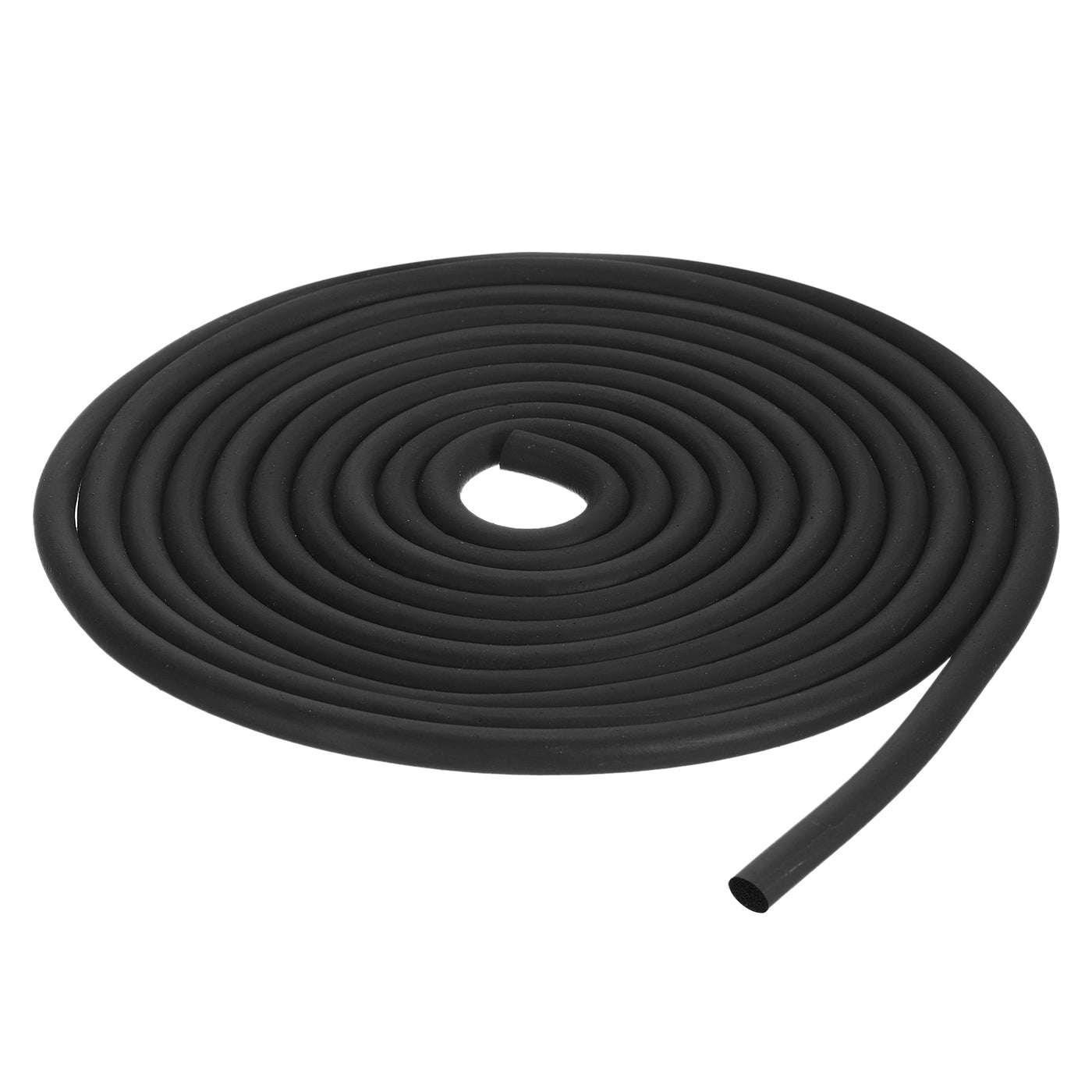 uxcell Uxcell Foam Rubber Weather Seal Strip, 7mm Diameter 3.5 Meters Long for DIY Gasket