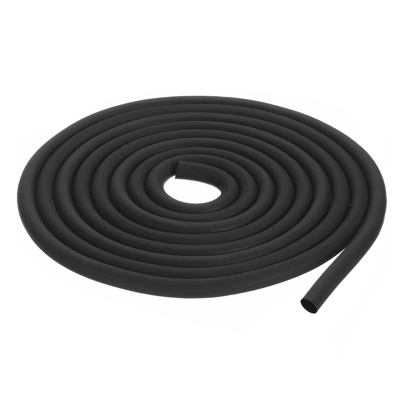 uxcell Uxcell Foam Rubber Weather Seal Strip, 8mm Diameter 2.5 Meters Long for DIY Gasket