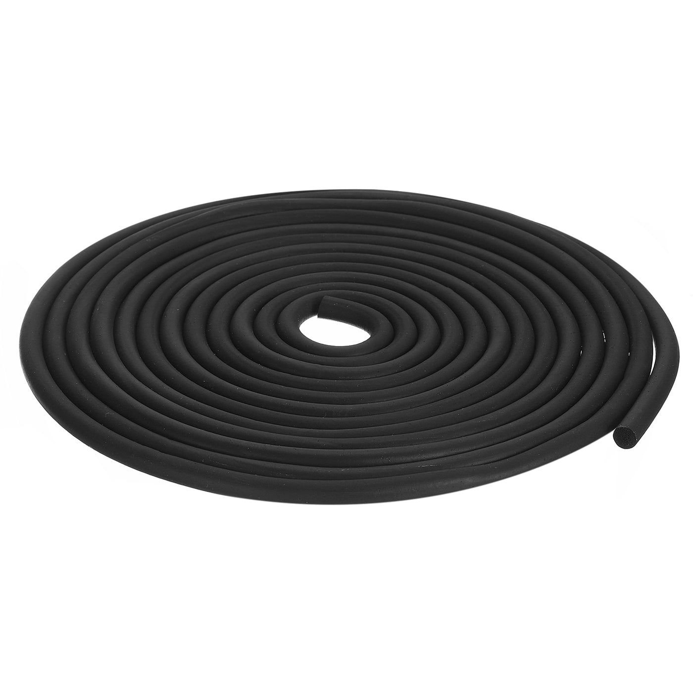 uxcell Uxcell Foam Rubber Weather Seal Strip, 9mm Diameter 4.5 Meters Long for DIY Gasket