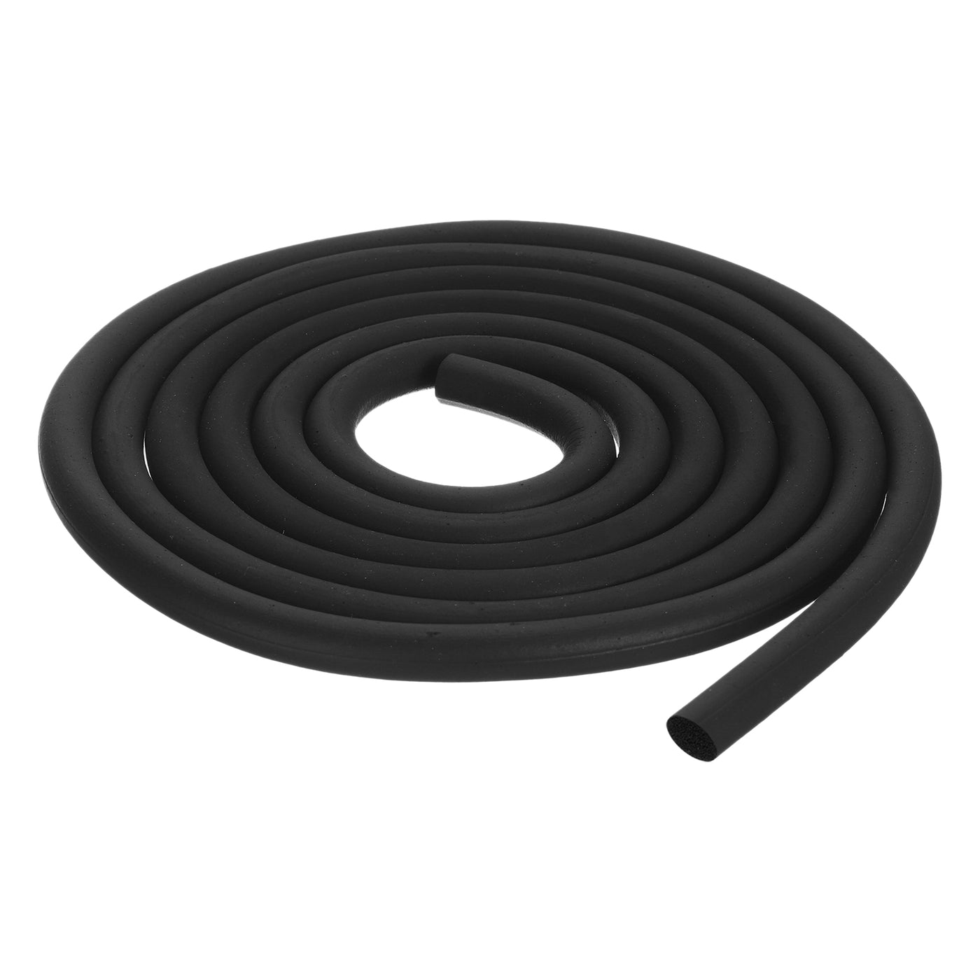 uxcell Uxcell Foam Rubber Weather Seal Strip, 10mm Diameter 3.5 Meters Long for DIY Gasket