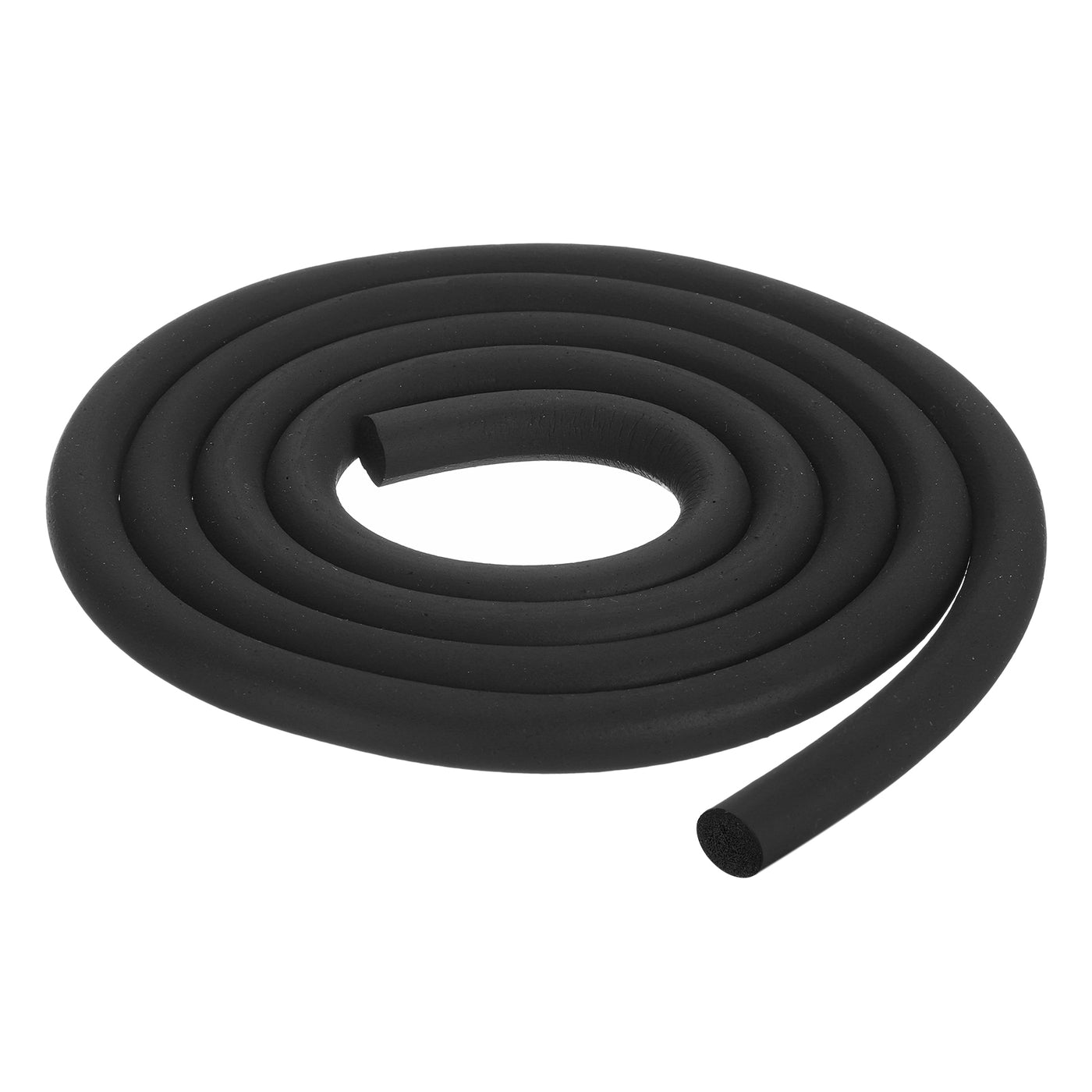 uxcell Uxcell Foam Rubber Weather Seal Strip, 11mm Diameter 2 Meters Long for DIY Gasket