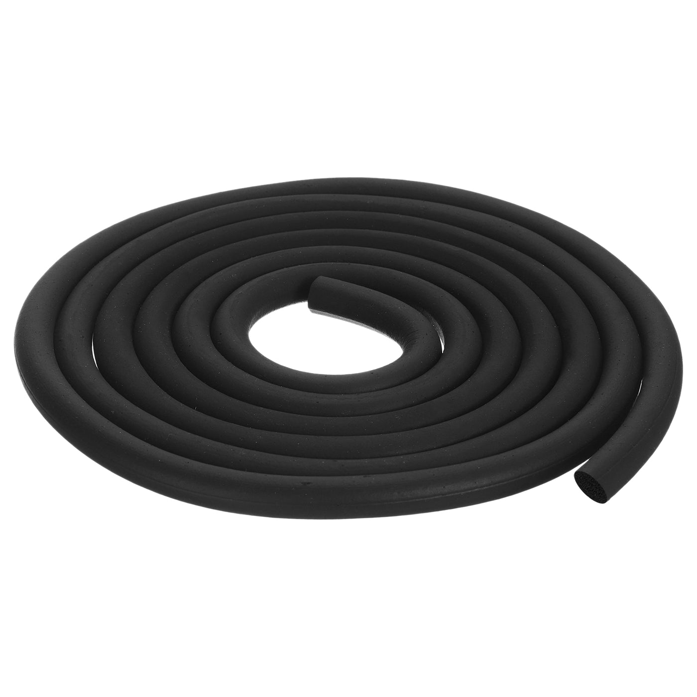 uxcell Uxcell Foam Rubber Weather Seal Strip, 12mm Diameter 3.5 Meters Long for DIY Gasket