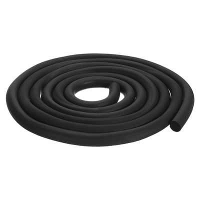 Harfington Uxcell Foam Rubber Weather Seal Strip, 15mm Diameter 3 Meters Long for DIY Gasket