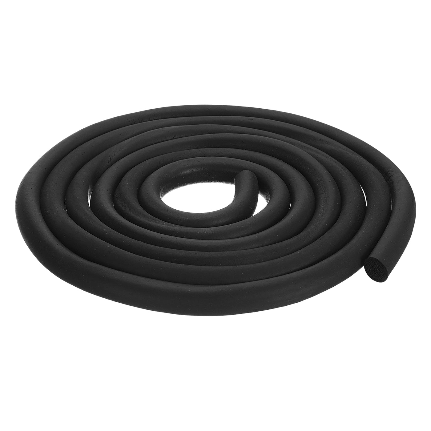 uxcell Uxcell Foam Rubber Weather Seal Strip, 16mm Diameter 3.5 Meters Long for DIY Gasket