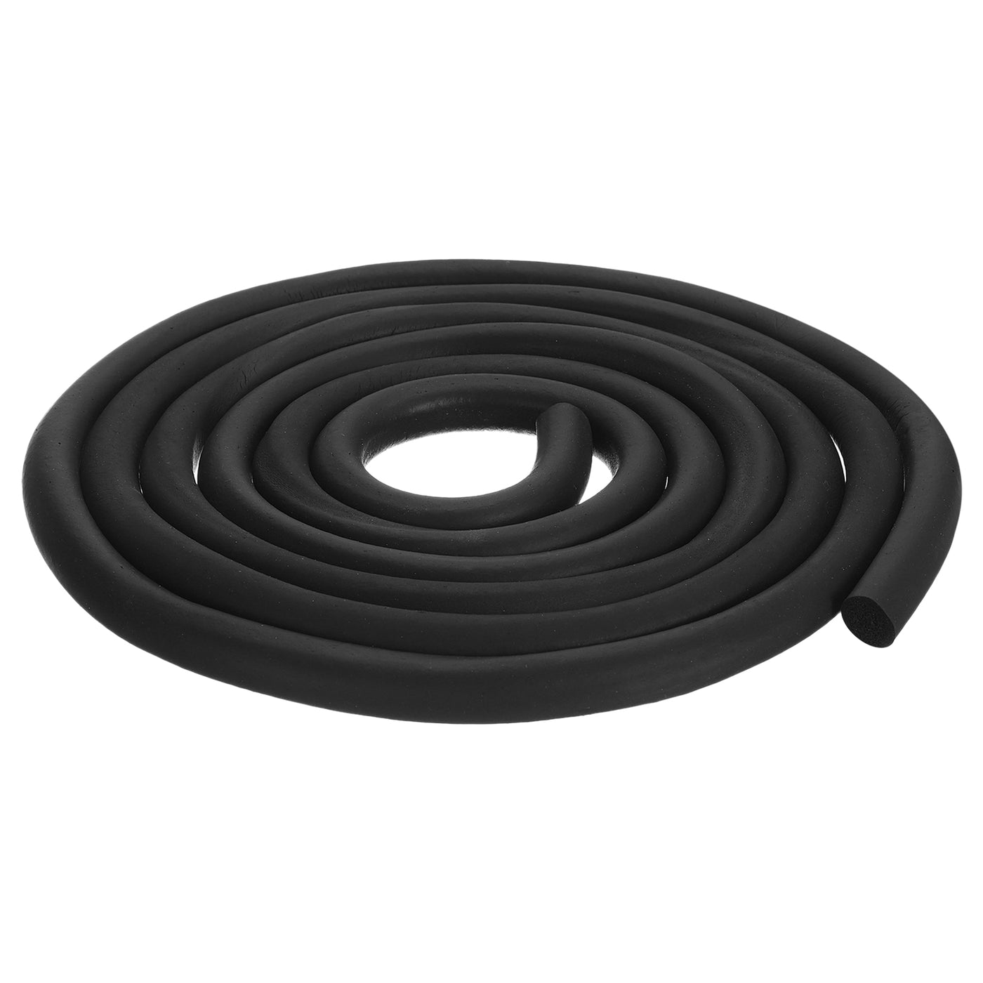 uxcell Uxcell Foam Rubber Weather Seal Strip, 17mm Diameter 3 Meters Long for DIY Gasket