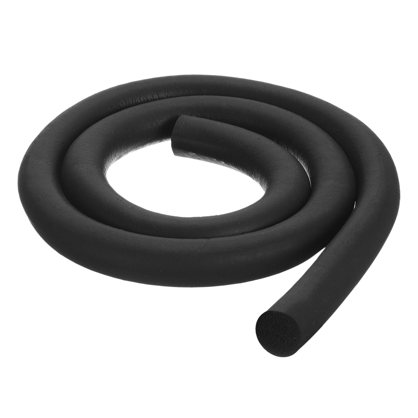 uxcell Uxcell Foam Rubber Weather Seal Strip, 19mm Diameter 1 Meters Long for DIY Gasket