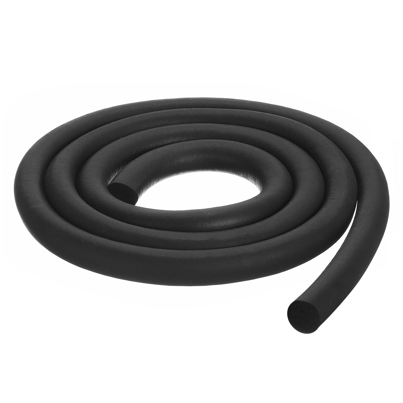 uxcell Uxcell Foam Rubber Weather Seal Strip, 19mm Diameter 2 Meters Long for DIY Gasket