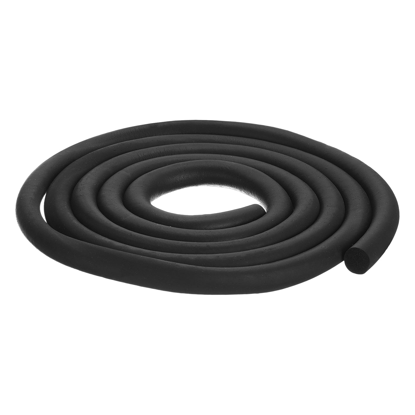 uxcell Uxcell Foam Rubber Weather Seal Strip, 19mm Diameter 3 Meters Long for DIY Gasket