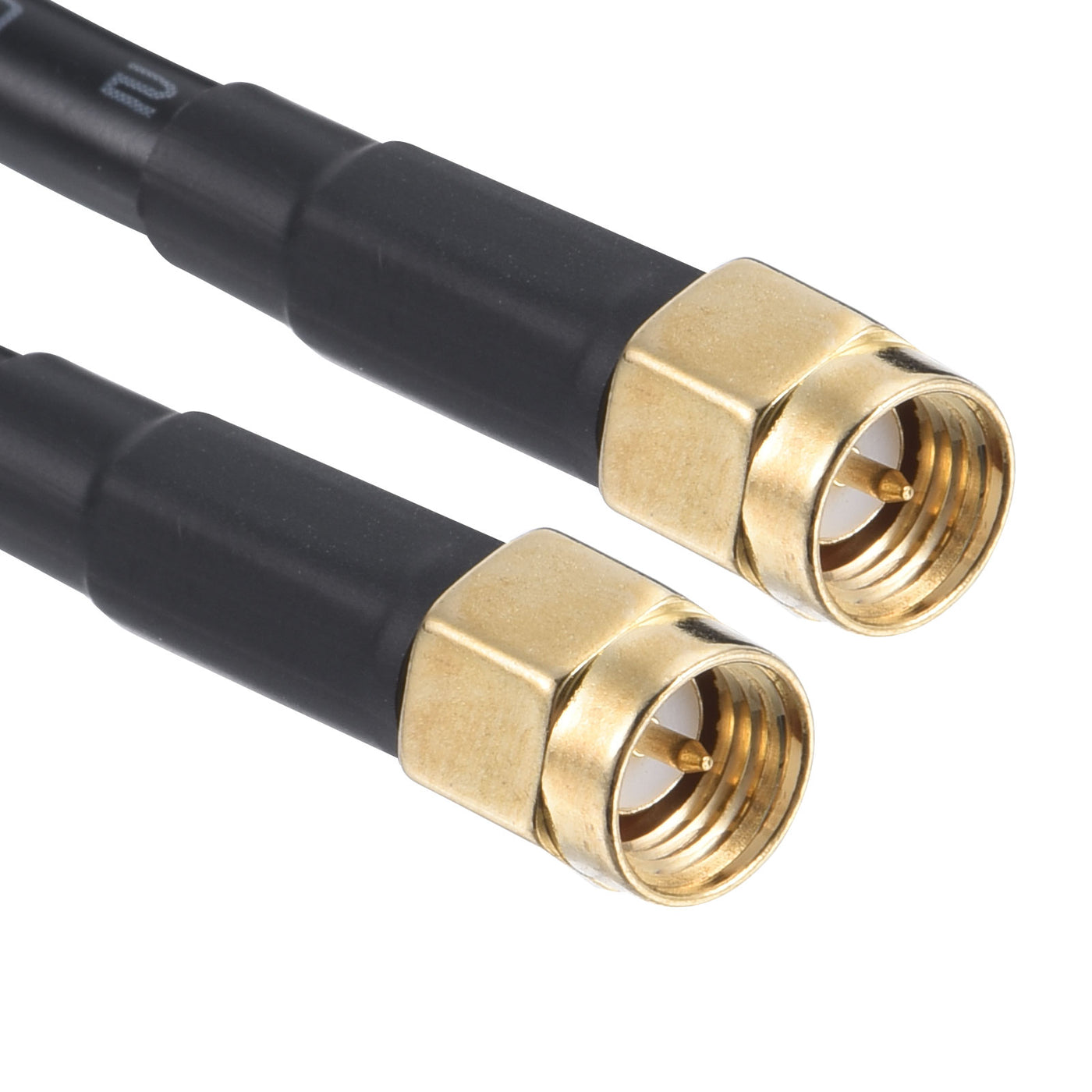 uxcell Uxcell Antenna Extension Cable SMA Male to SMA Male Coaxial Cable RG58 50 Ohm 49.2 Ft 1pcs