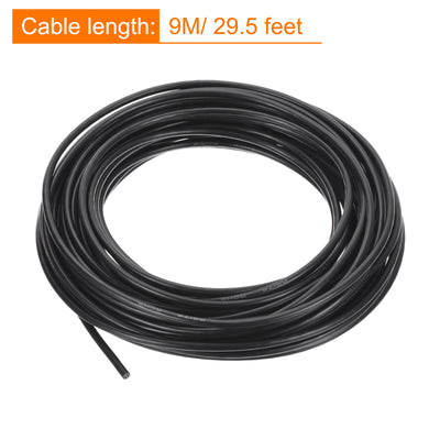 Harfington Uxcell RF Coaxial Cable RG174 Antenna Extension Cable 50 Ohm - 29.5 Feet