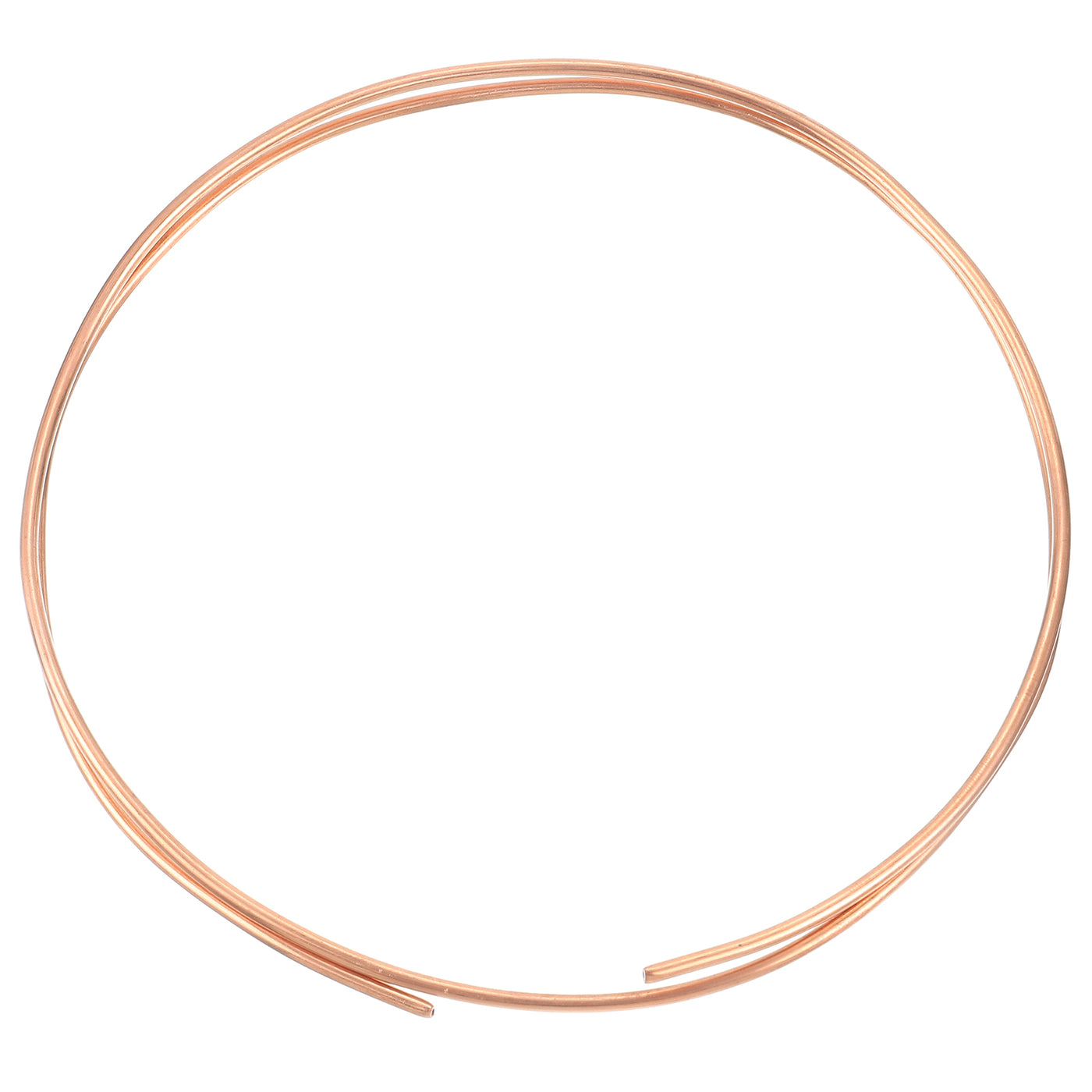 Harfington Copper Tube Refrigeration Tubing 1/8" OD x 5/64" ID x 3.3Ft Seamless Round Pipe Coil for Refrigerator, Freezer, Air Conditioner