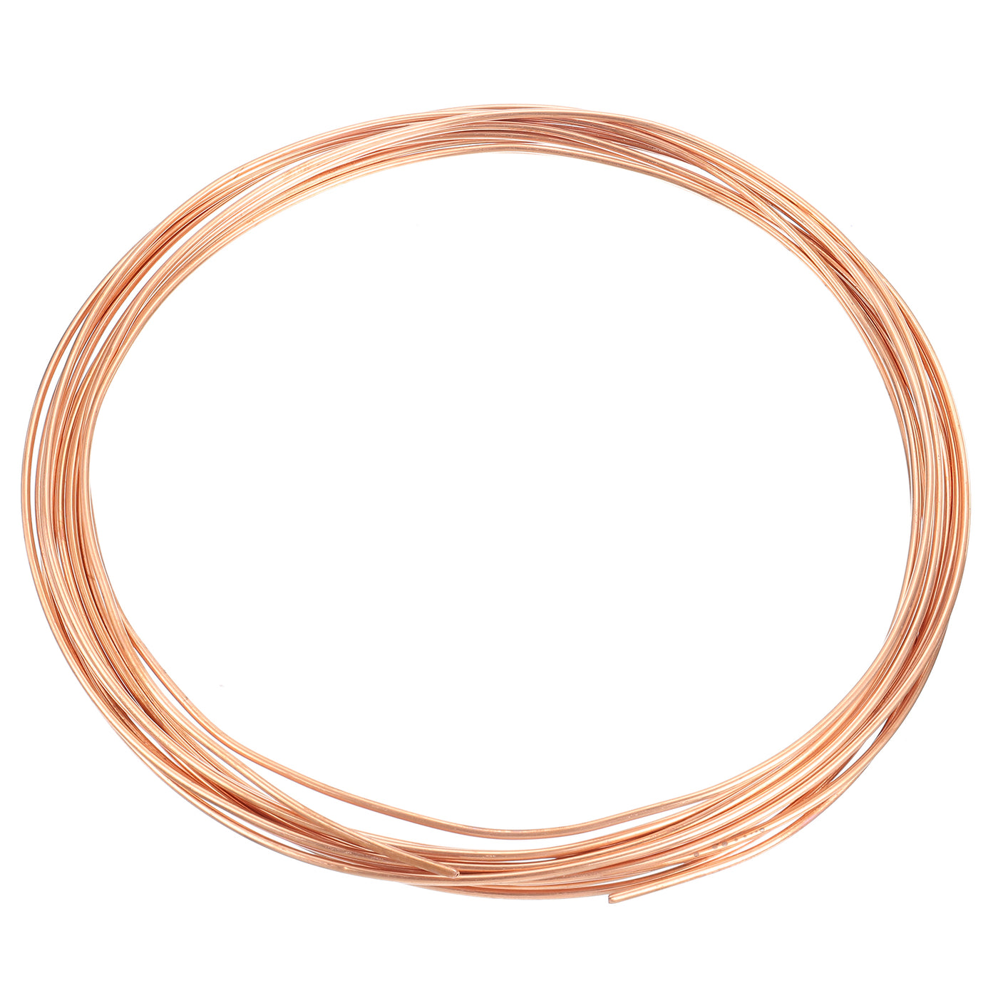 Harfington Copper Tube Refrigeration Tubing 1/8" OD x 5/64" ID x 29.5Ft Seamless Round Pipe Coil for Refrigerator, Freezer, Air Conditioner