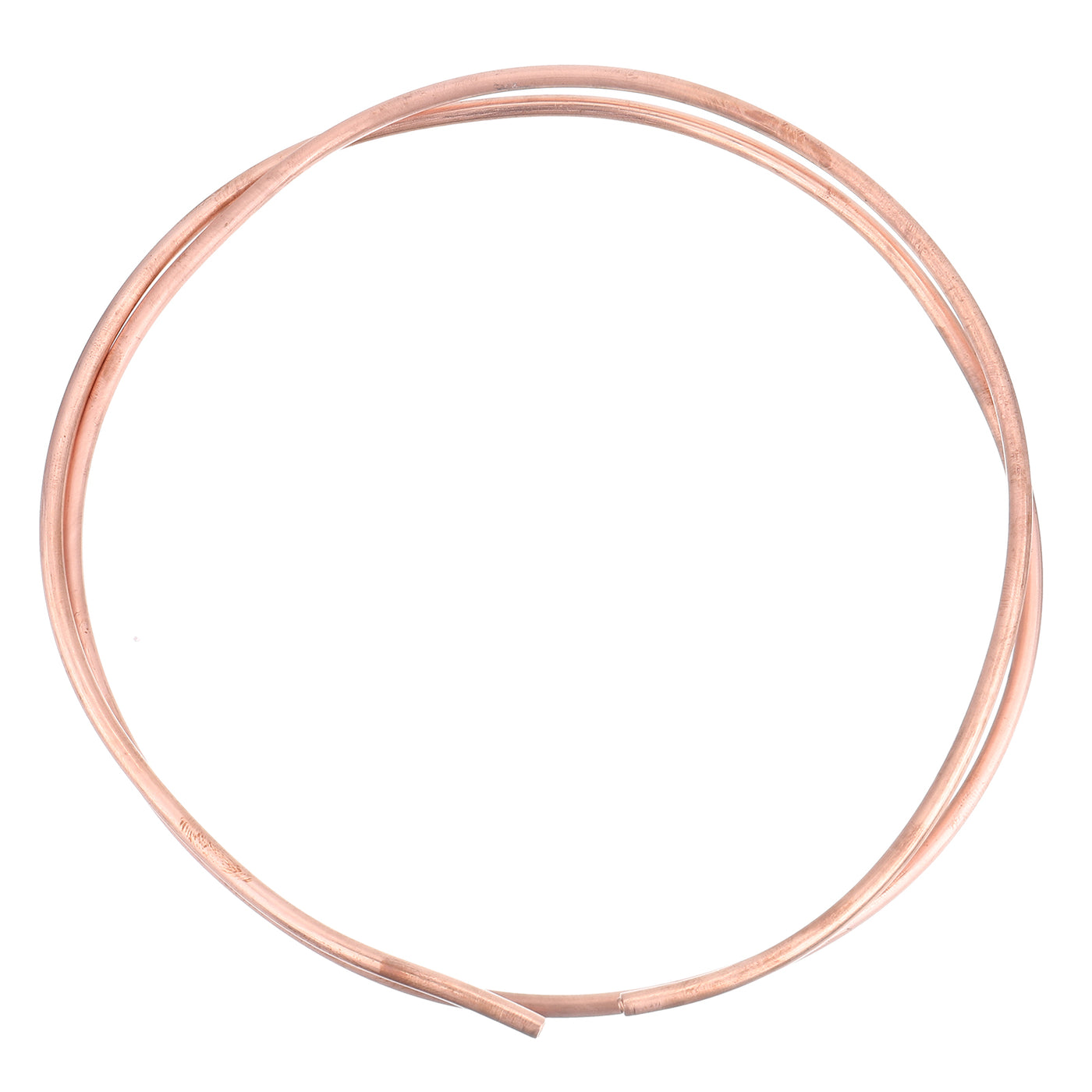 Harfington Copper Tube Refrigeration Tubing 5/32" OD x 1/8" ID x 3.3Ft Seamless Round Pipe Coil for Refrigerator, Freezer, Air Conditioner