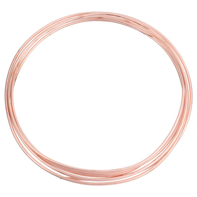 Harfington Copper Tube Refrigeration Tubing 5/32" OD x 1/8" ID x 13.1Ft Seamless Round Pipe Coil for Refrigerator, Freezer, Air Conditioner