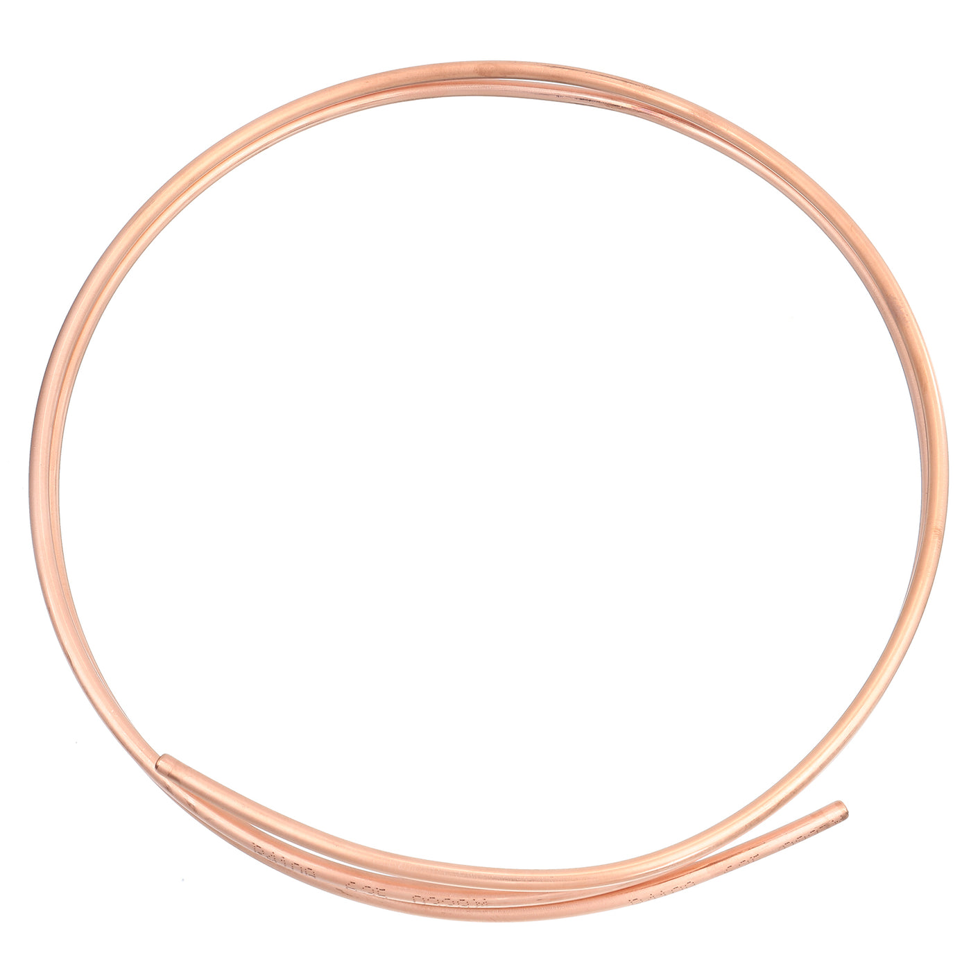 Harfington Copper Tube Refrigeration Tubing 1/4" OD x 3/16" ID x 6.6Ft Seamless Round Pipe Coil for Refrigerator, Freezer, Air Conditioner