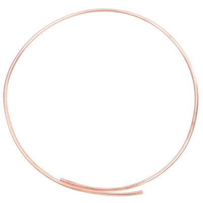 Harfington Copper Tube Refrigeration Tubing 3/8" OD x 5/16" ID x 3.3Ft Seamless Round Pipe Coil for Refrigerator, Freezer, Air Conditioner