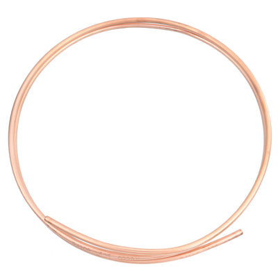 Harfington Copper Tube Refrigeration Tubing 3/8" OD x 5/16" ID x 6.6Ft Seamless Round Pipe Coil for Refrigerator, Freezer, Air Conditioner