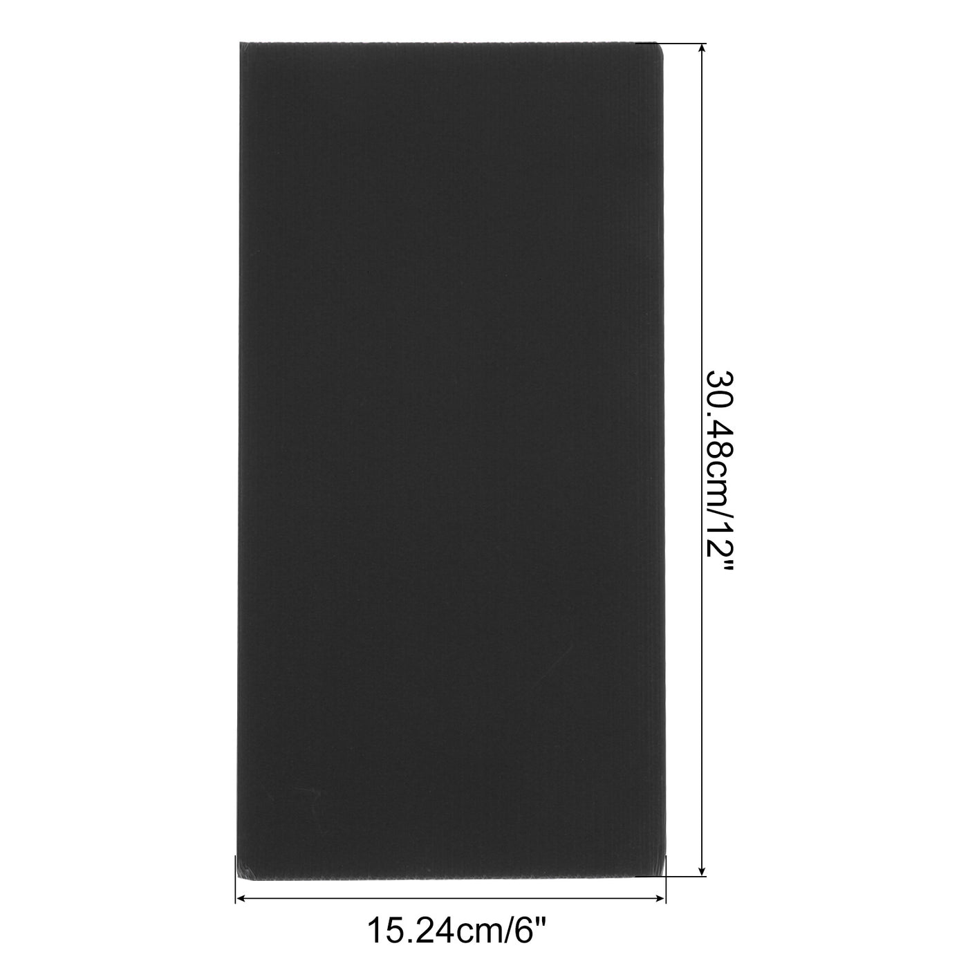 uxcell Uxcell Corrugated Plastic Sheets,4mm Black Blank Yard Lawn Signs,12Inch x 6Inch 5pcs