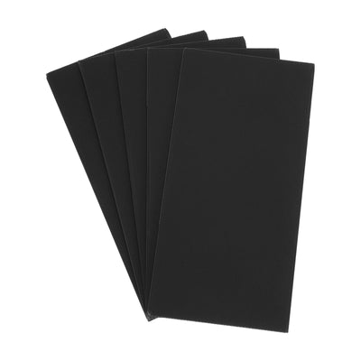 uxcell Uxcell Corrugated Plastic Sheets,4mm Black Blank Yard Lawn Signs,12Inch x 6Inch 5pcs