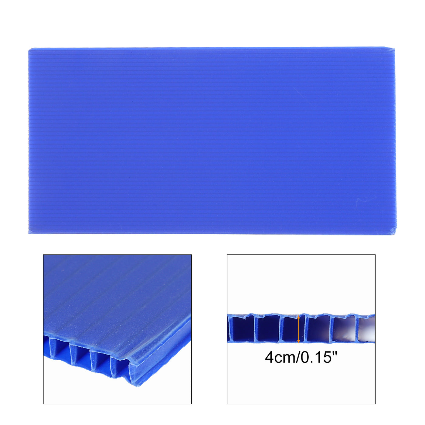 uxcell Uxcell Corrugated Plastic Sheets,4mm Blue Blank Yard Lawn Signs,12Inch x 6Inch 5pcs