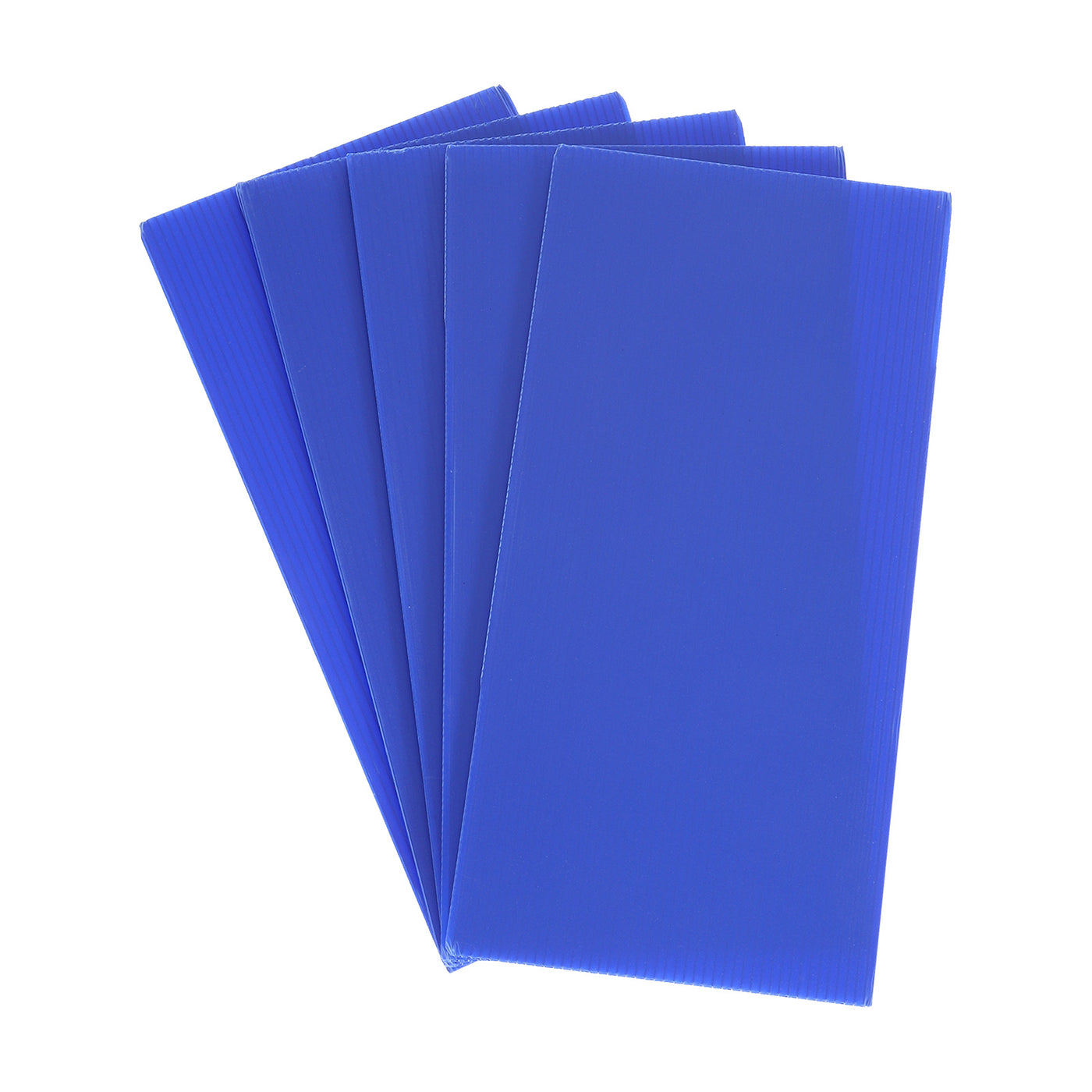 uxcell Uxcell Corrugated Plastic Sheets,4mm Blue Blank Yard Lawn Signs,12Inch x 6Inch 5pcs