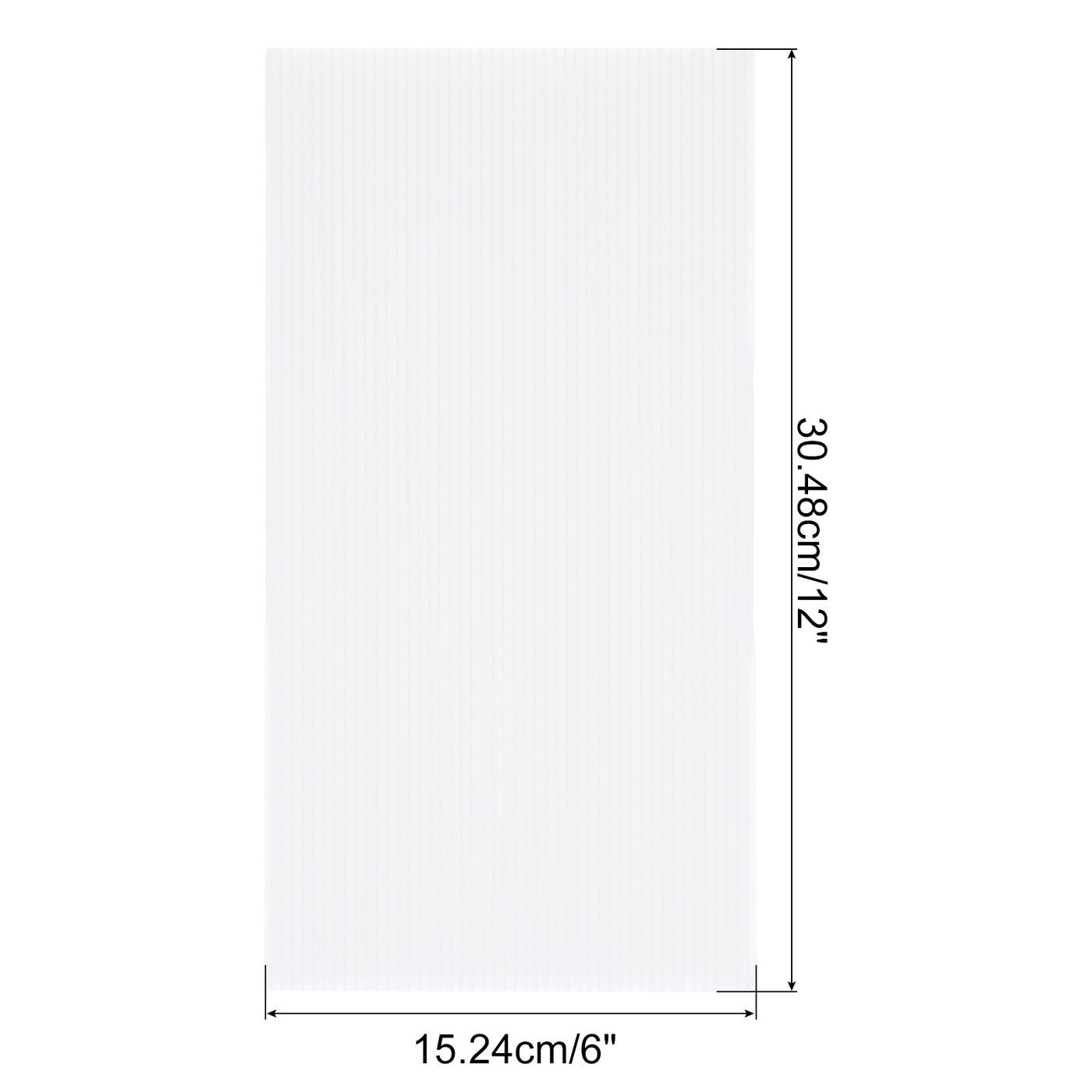 uxcell Uxcell Corrugated Plastic Sheets,4mm White Blank Yard Lawn Signs,12Inch x 6Inch 5pcs