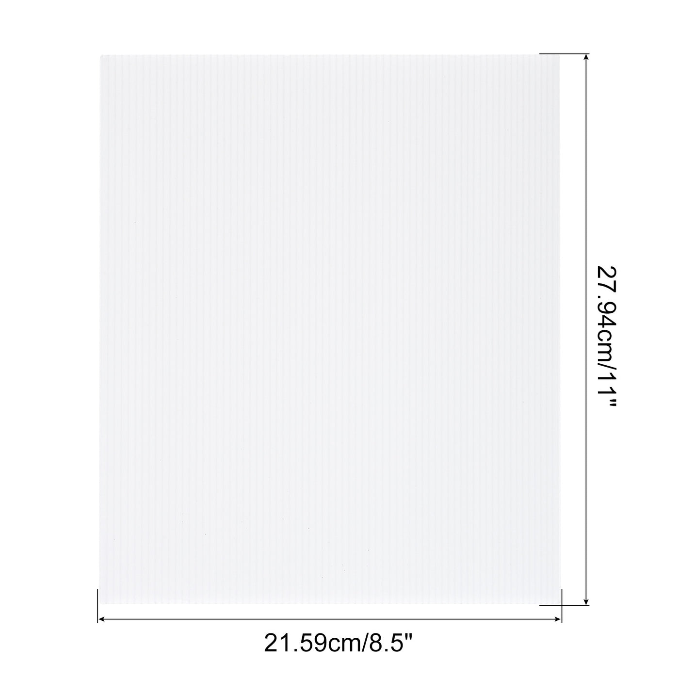 uxcell Uxcell Corrugated Plastic Sheets,4mm White Blank Yard Lawn Signs,11Inch x 8.5Inch 5pcs